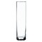 Cylindrical Transparent Glass Vase Perfect for Flowers and Decorative Fillers
